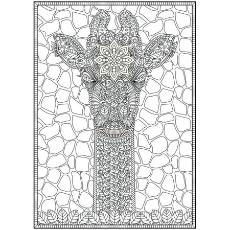 Cra-Z-Art Timeless Creations Adult Coloring Book, Wild at Heart, 64 Pages