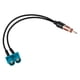 thumbnail image 3 of Cable Antena Radio de Coche Antena Doble Fakra-Din para VW RNS510 RCD510 Jetta, 3 of 5