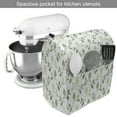 thumbnail image 2 of Leaf Stand Mixer Cover, Tea Leaves with Ornamental Vintage Design Soft Faded Colors Art Print, Kitchen Appliance Organizer Bag Cover with Pockets, 5 Quarts, Green Army Green, by Ambesonne, 2 of 4