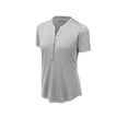 thumbnail image 3 of Sport-Tek LST468 Ladies Endeavor Henley, Womens Workout Tops, 3 of 4