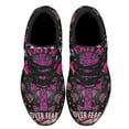 thumbnail image 2 of Faith Over Fear BreaStCancer Awareness Shoes Sneakers for Women Men Black Size 13, 2 of 7