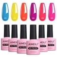 thumbnail image 1 of Esmalte de uñas AIMEILI Neon Gel Set de 6 x 10 ml, vegano, sin hema, 1 of 9