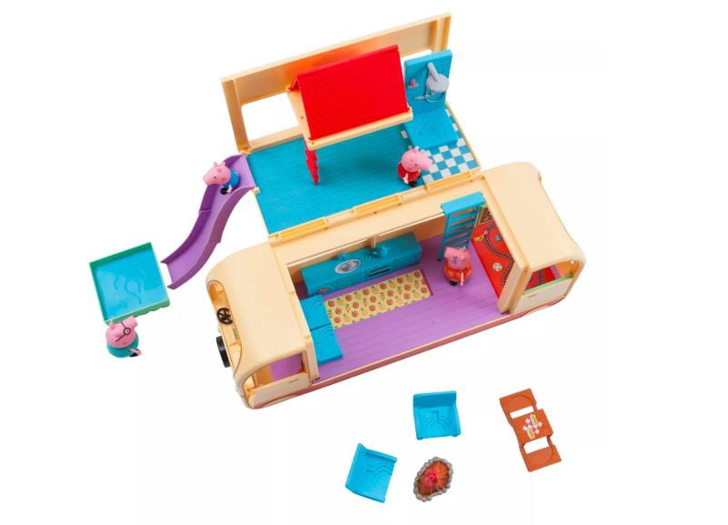Peppa Pig caravane transformant