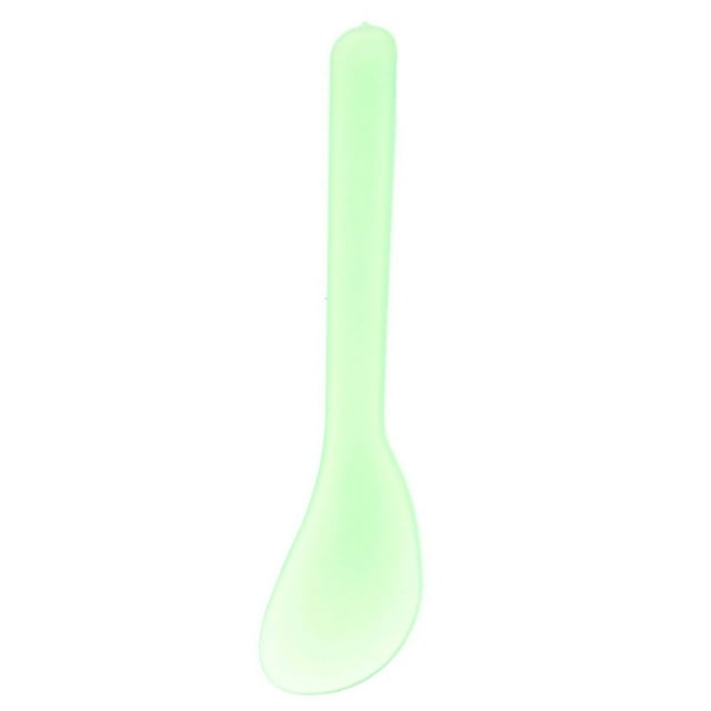 Seitruly Máscaras cosméticas Cuchara Fácil de usar Espátula de punta esmerilada Conveniente para limpiar Espesar Cabeza Crema facial Stick Mezcla Juegos de manicura Verde Seitruly CE012092-02