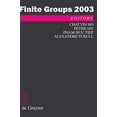 thumbnail image 1 of Finite Groups 2003 ([de Gruyter Proceedings in Mathematics]), 1 of 3