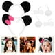thumbnail image 4 of KAKOWELY 2 juegos de accesorios para cosplay de panda, diademas con orejas de panda, colas y pajaritas para cosplay de panda, 4 of 5