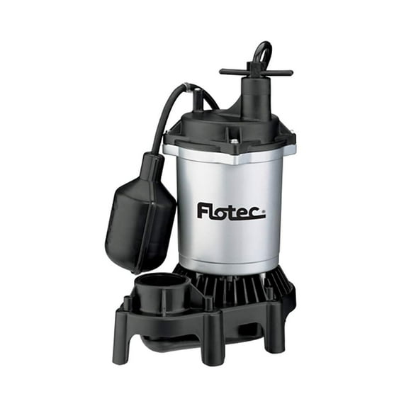 Flotec FPZS50T Pompe de Puisard Submersible avec Interrupteur à Flotteur Attaché, 4200 GPH, 1/2 Hp, 115 Vac, 60 Hz