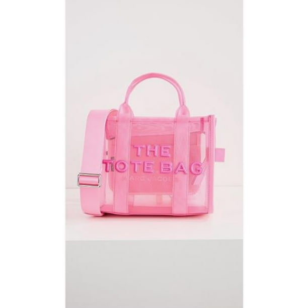 Marc Jacobs Women's The Mesh Small Tote Bag, Candy Pink