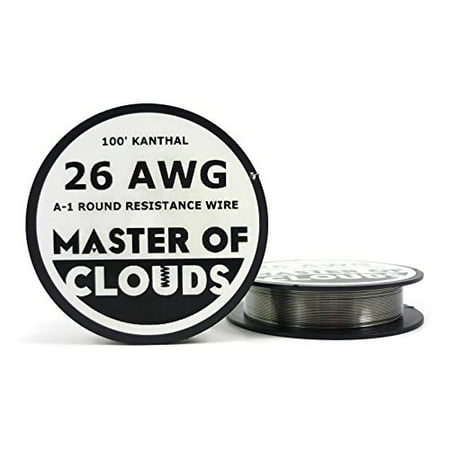 100 ft - 26 Gauge Kanthal A1 Resistance Wire AWG 100' (Best Kanthal Wire For Clouds)