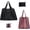 Black,color Stripes, variant on 2- grocery bags,shopping bags,grocery bags Shopping 60+Pounds Capacit, Foldable,