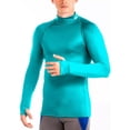 thumbnail image 1 of Playera Licra Deportiva Con Agujero Pulgar Cuello Alto, 1 of 3