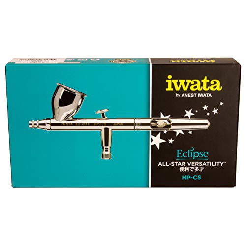 iwata-medea eclipse hp cs dual action airbrush gun / gravity feed