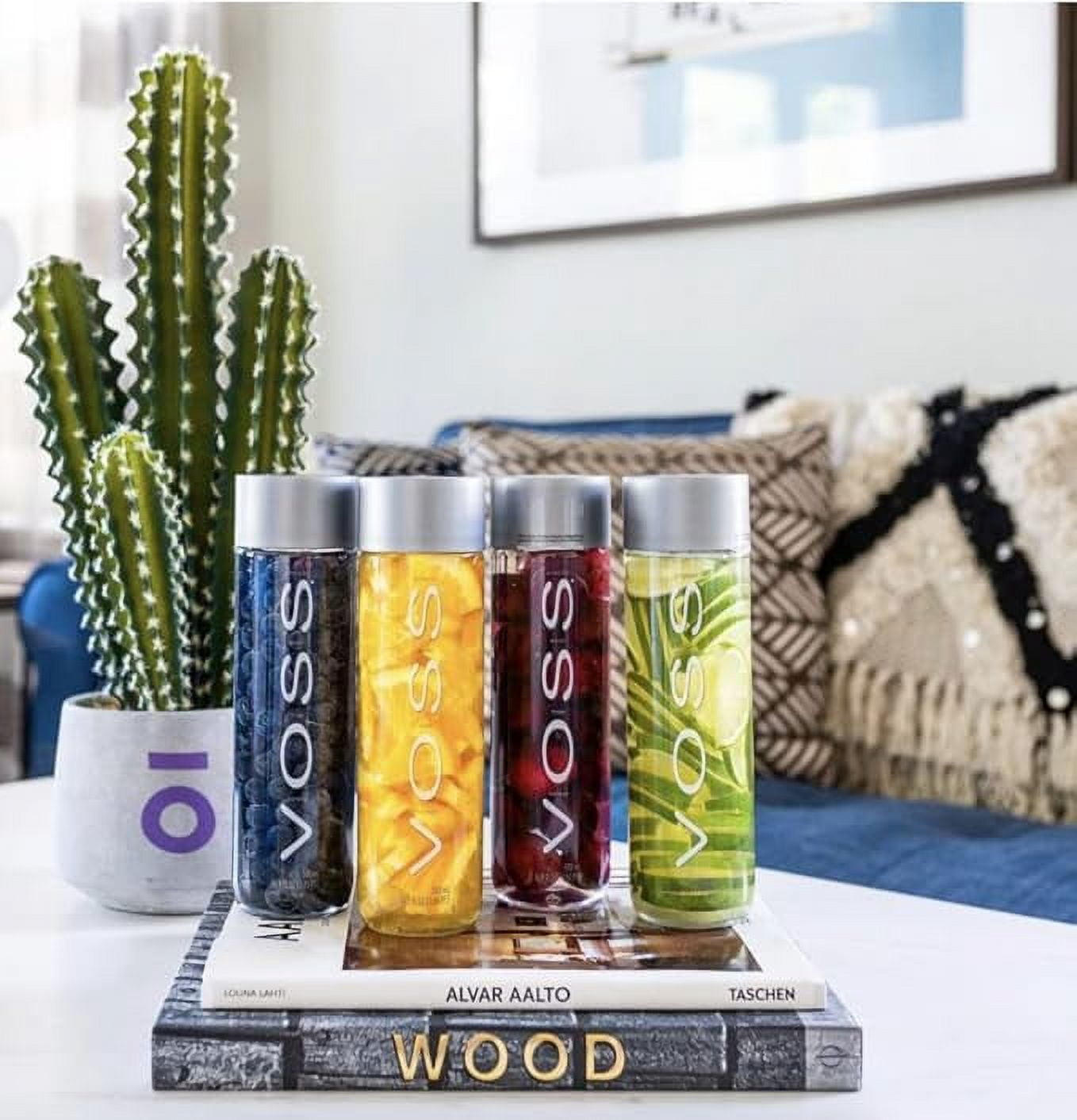 Voss Artesian Still GLASS Bottled Water, Refreshing taste 375ml / 12.7 fl oz (Pack of 9)