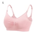thumbnail image 1 of Sujetador de lactancia Mujer Embarazo Postparto Ropa interior Sujetador sin costuras, Rosa, L AweSitey AP001133-08, 1 of 7