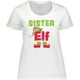 thumbnail image 3 of Inktastic Christmas Sister Elf Women's Plus Size T-Shirt, 3 of 5