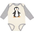 thumbnail image 3 of Inktastic Cute Baby Penguin Boys or Girls Long Sleeve Baby Bodysuit, 3 of 5