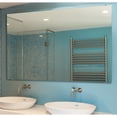 thumbnail image 5 of Modern Rustic  Frameless Chrome Round Wall Mirror 20/16 - Chrome, 5 of 5