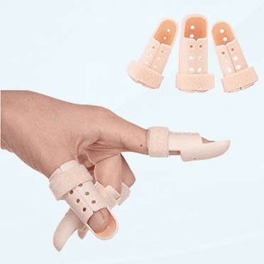 Plastic Finger Splints,3-Size Pack Mallet Finger Brace Mallet Dip Finger Support, Trigger Finger, Finger Support Brace, Finger Immobilizer