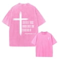 thumbnail image 6 of IWRICH Men's Graphic Printed Crew Neck T Shirts Short Sleeve Plus Size Tshirts Baggy Acid Washed Tees Pink XL, 6 of 6