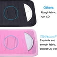 thumbnail image 3 of Car CD Case Holder,  Vehicle Sun Visor Organizer for Cars with 12 DVD Storage Sleeves, 1 Mesh Pocket, 1 Pen Holder and Elastic Strap, Pink, 3 of 14