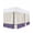 Purple, variant on Orange,Wrap Around Bed Skirts for Queen Bed 18" Drop,Bed Skirt with Adjustable Elastic Belt Dust Ruffle Bed Valance for Bedroom Hotel Modern Abstract Geometric Patchwork Stripes Art Bed Frame Cover