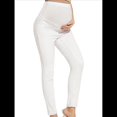 thumbnail image 3 of Pantalones Vaqueros de Maternidad para Mujer, Ajustados, Elásticos y Cómodos, para Embarazadas M, 3 of 10