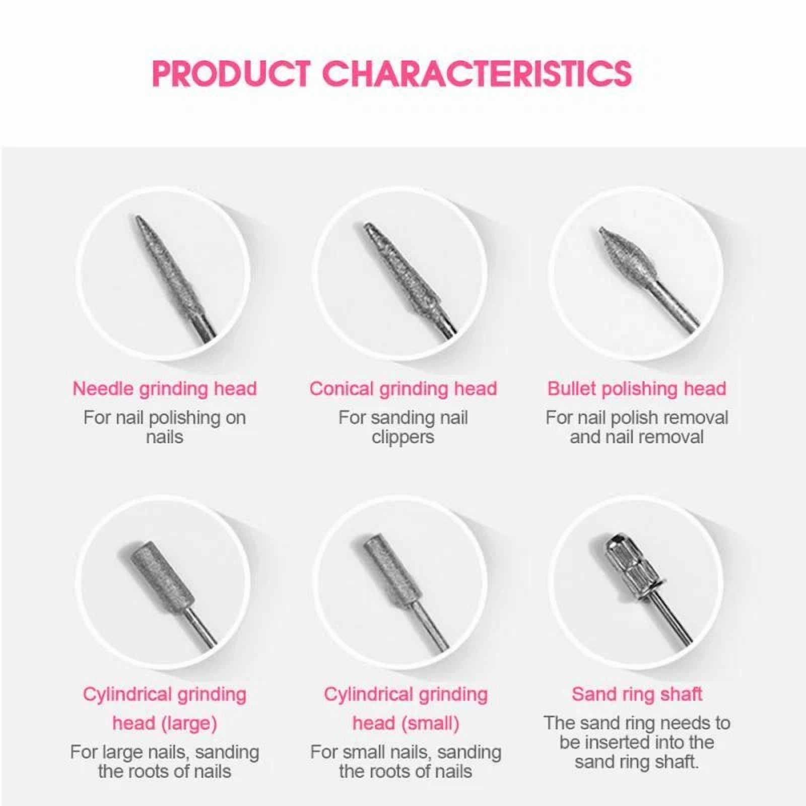 FLINT- Electric Drill Nail File Acrylic Art File Manicure Pedicure Portable Machine Kit