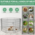 thumbnail image 7 of ZephyPaws Foldable Dog Pens for Inside,36in Dog Playpen Pet Fence for Yard-2 Pack, 7 of 7