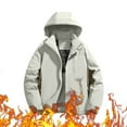 thumbnail image 2 of Ofreoo Womens Jacket Solid Color Pocket Zipper Keep Warm Outdoor Coat The Hottest Gifts, 2 of 7