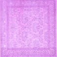 thumbnail image 1 of Ahgly Company Indoor Square Persian Purple Traditional Area Rugs, 5' Square, 1 of 4
