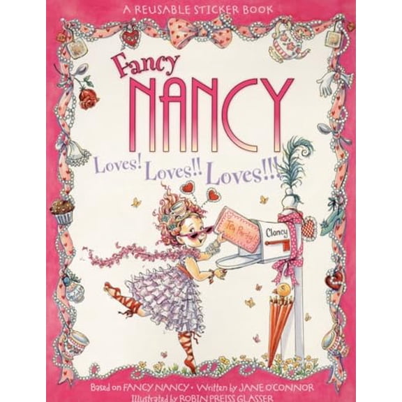 Pre-Owned Fancy Nancy Loves! Loves!! Loves!!! Reusable Sticker Book [With Reusable Stickers] (Paperback) 0061235997 9780061235993