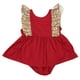 thumbnail image 1 of Body de bebé con mangas voladoras BuyWeek mameluco sin espalda para bebé rojo/verde 3 a 24 meses, 1 of 6