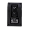 thumbnail image 2 of Keenso 12V Marine Boat Voltmeter LED Dual Battery Test Panel Rocker Switch ON-OFF-ON, 2 of 8