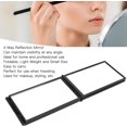 thumbnail image 2 of 4 Panel Expandable Mirror 360 Degree Handheld Desktop Portable Foldable Makeup Mirror for Self Hair Cutting (Black), 2 of 8
