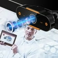 thumbnail image 5 of Webcam HD 1080p ,Live Streaming Web Camera with Stereo Microphone, PC Desktop or Laptop USB Webcam with 110 Degree View Angle, HD Webcam for Video Calling, Recording, Conferencing, Streaming, Gaming, 5 of 9
