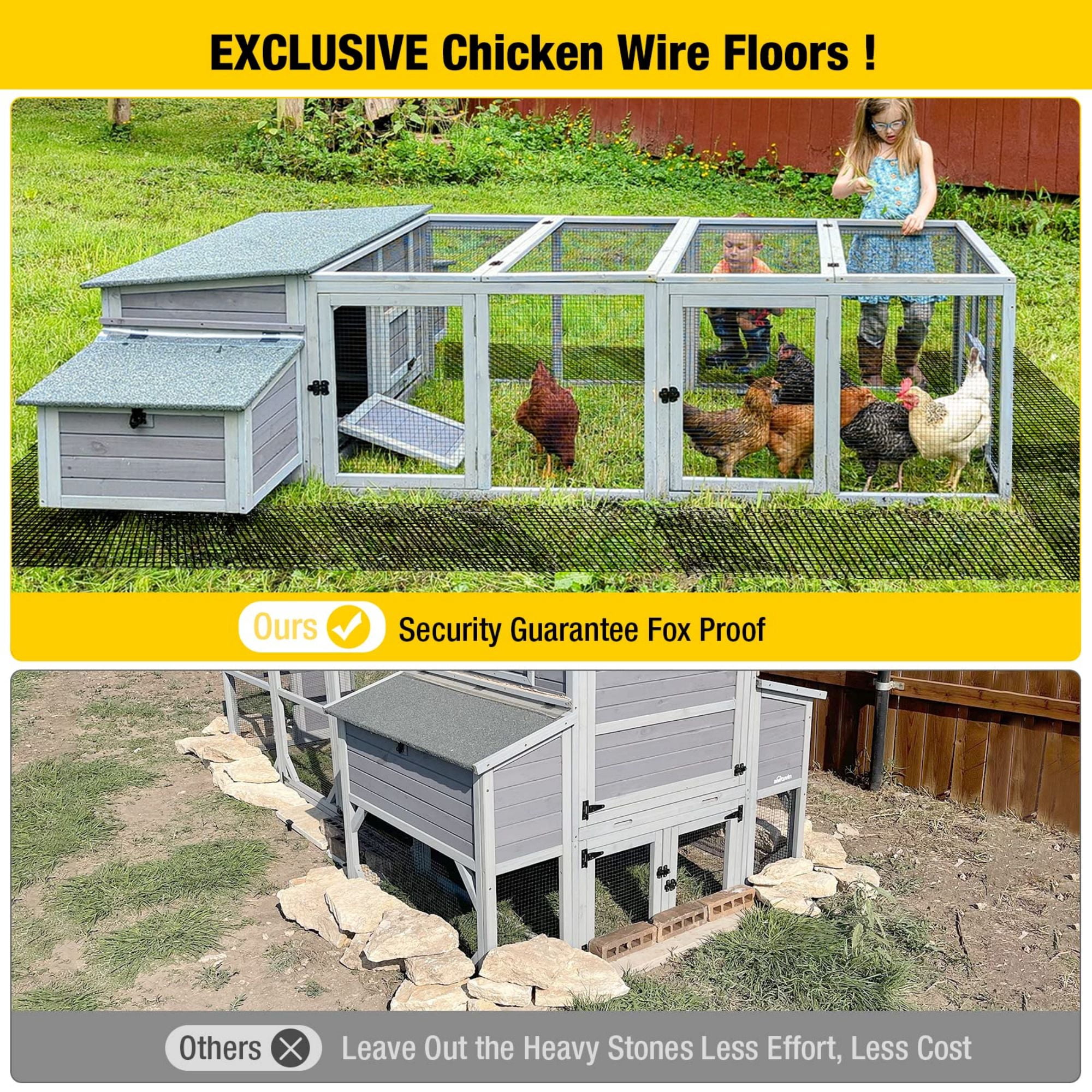 Aivituvin Chicken Wire Chicken Fence Wire Mesh Netting Cages Animal Barrier Garden Aviary Plant Craft Projects