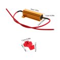 thumbnail image 2 of TABLZONE 2Pack Auto Resistor Red For High Precision And Electrical Systems In Automotive Use, 2 of 8