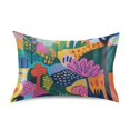thumbnail image 7 of Yayeee Pillowcase Standard Size Set of 2 Satin Wrinkle Resistant Pillow Case, Art Plants, 7 of 7