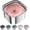 G-Pink, variant on PETGLE 3L Dog Water Bowl 101oz Stainless Steel No Spill Large Capacity Dog Food Water Bowl Slow Water Feeder, Spill Proof Pet Water Dispenser Vehicle Carried Travel Water Bowl