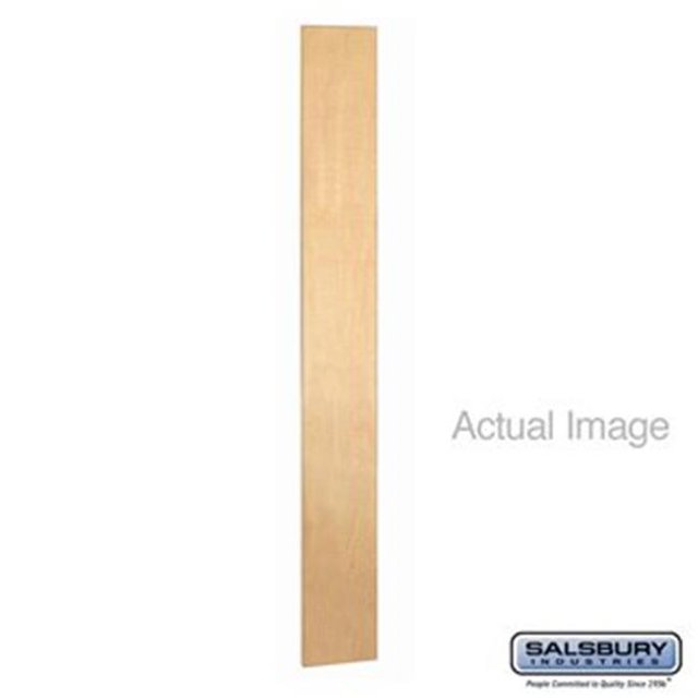Salsbury 33369MAP 9 in. Front Filler - Vertical for Designer Wood Locker, Maple