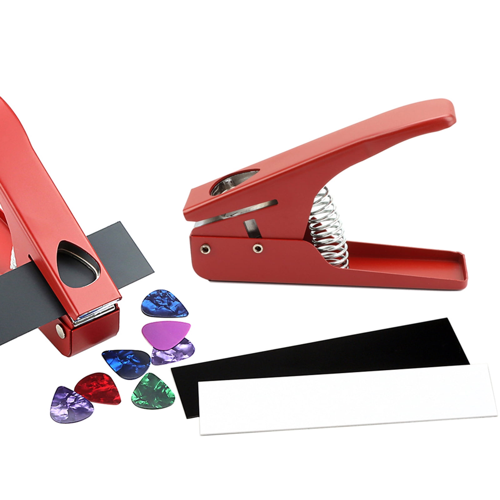 UNTERING Guitar Pick Cutter Guitar Plectrum Guitar Pick Puncher Pick Maker Card Cutter Machine with Guitar Pick Strips