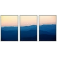 thumbnail image 1 of IDEA4WALL Framed Canvas Wall Art Yellow Orange Sky with Blue Green Mountains Landscape Wilderness Photography Minimalism Modern Scenic Colorful for Living Room, Bedroom, Office, 1 of 5