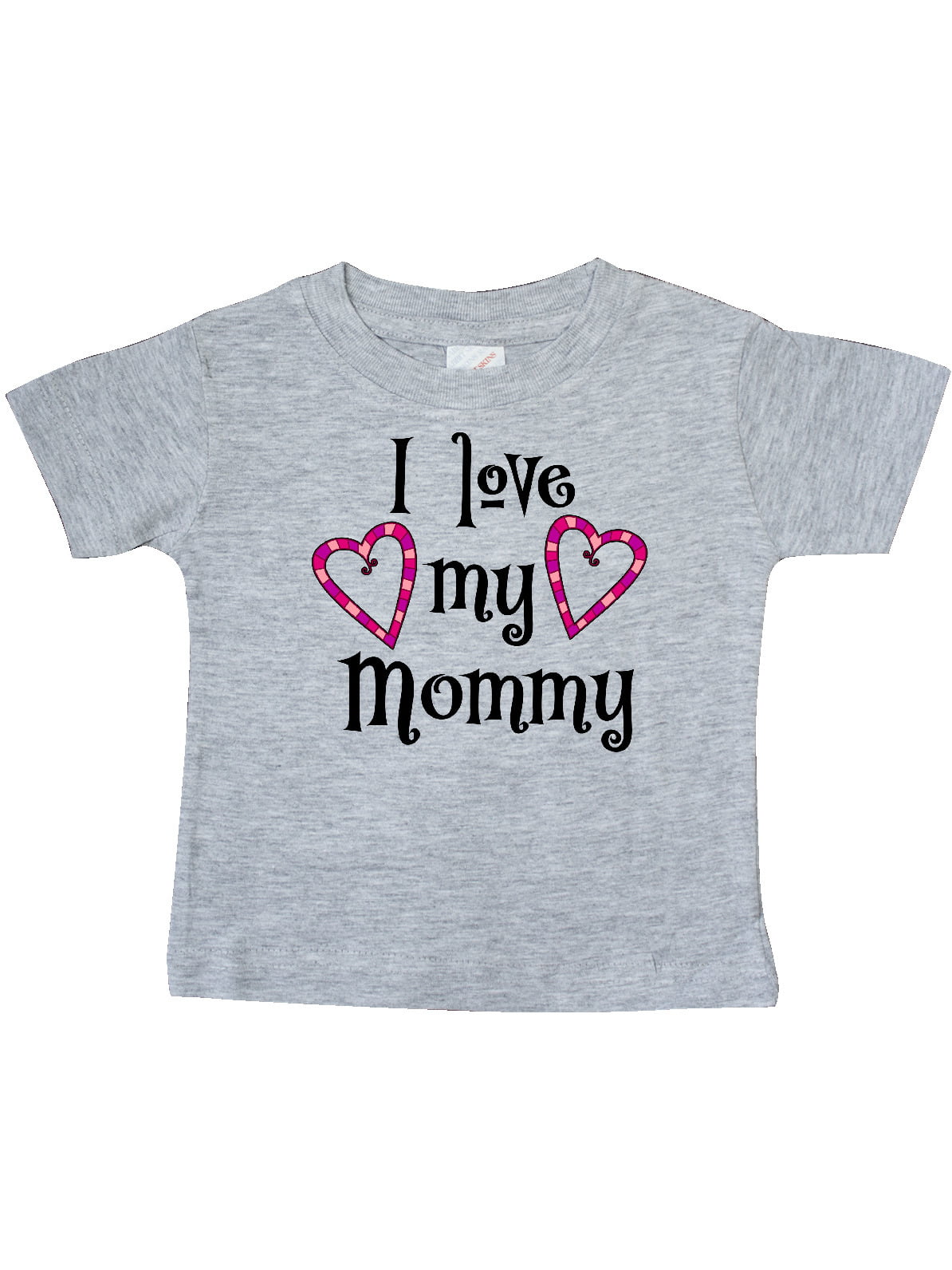 Hearts Baby T-Shirt inktastic I Love My Mommy