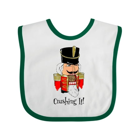 

Inktastic Crushing It! Nutcracker Gift Baby Boy or Baby Girl Bib