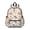 Hedgehog and Pumpkin, variant on Hedgehog and Pumpkin White Pattern Backpack for School, Cute School Bag with Adjustable Shoulder Straps and Padded Back, 13.4"x11"x4.7"