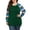 Grey, variant on Vedolay Womens Tops Long Sleeve Tops Loose Plus Size Pullover Sweatshirt Green,XL