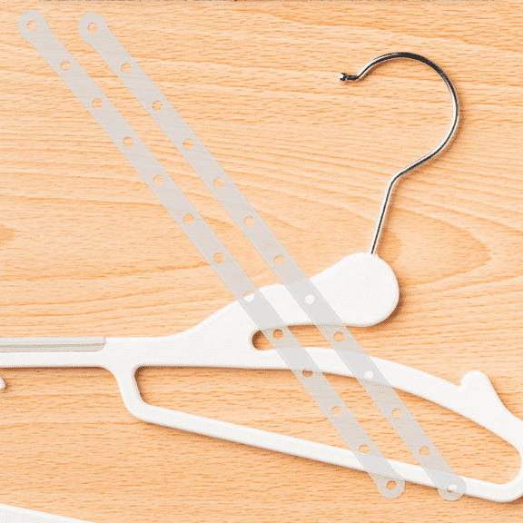 Uonlytech 40pcs Closet Hanging Strips Heavy Duty Display Minimalist Design For Clothes Hangers