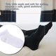 thumbnail image 4 of Guardurnaity 1 par de calcetines para hombre, transpirables, cómodos, informales, para deportes de ocio, calcetines tobilleros antideslizantes, mezcla de Accesorios de disfraces Malla Blanca Guardurnaity PS2993-05, 4 of 6