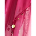 thumbnail image 6 of Nyeemya Belly Dance Skirt Sequin Beaded Chiffon Swing Skirts Women Belly Dancing Practice Clothing Hot Pink One Size, 6 of 7