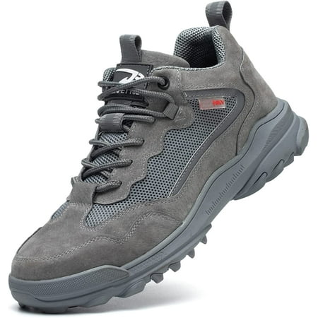 

Safety Work Shoes for Men Indestructible Work Sneakers Breathable and Lightweight Safety Shoes Puncture Proof Work Shoes for Industrial Construction Slip Resistant